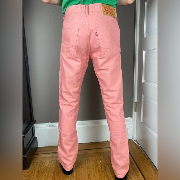 Pink Levi’s 501s Buttonfly - NWOT - 32/34 - Picture 8 of 15